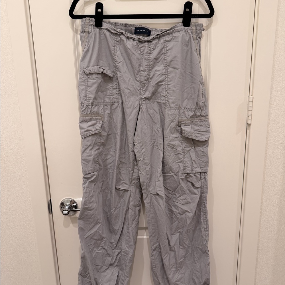 Aeropostale Gray Wide Leg Pants